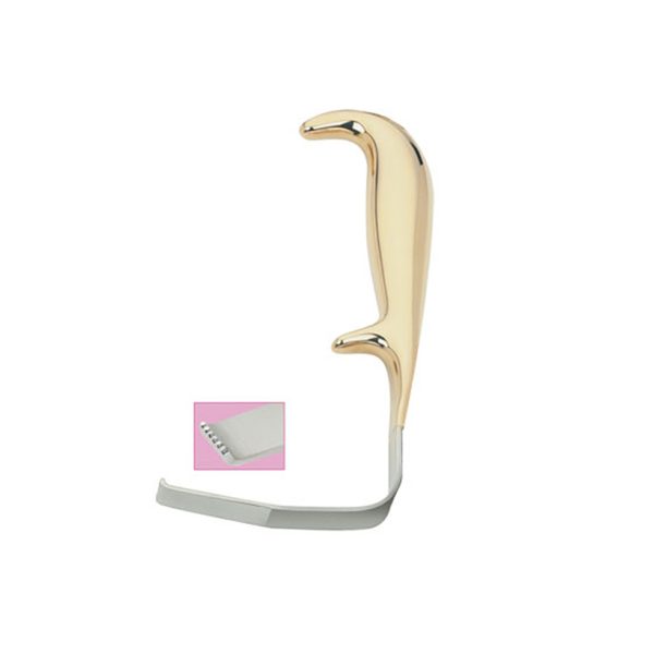 ASSI ABR257226 Breast Retractor 125x25mm blade with Teeth