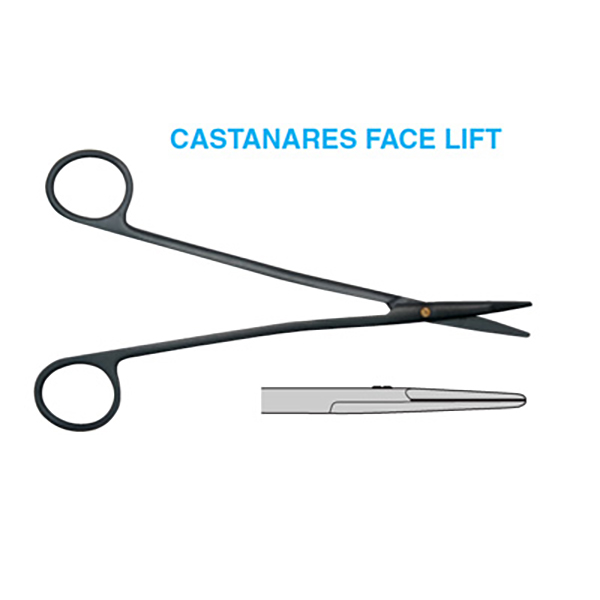 Castanares Face Lift SuperCut Scissors, Ceramic Coated
