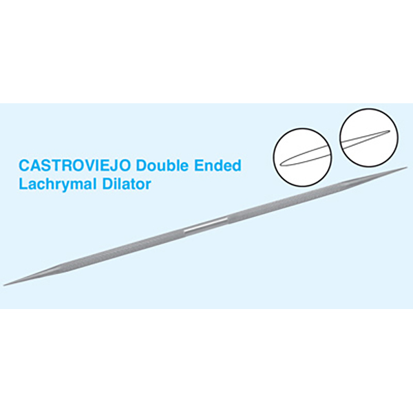 Castroviejo Double Ended Lachrymal Dilator