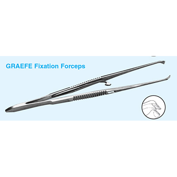 Graefe Fixation Forceps