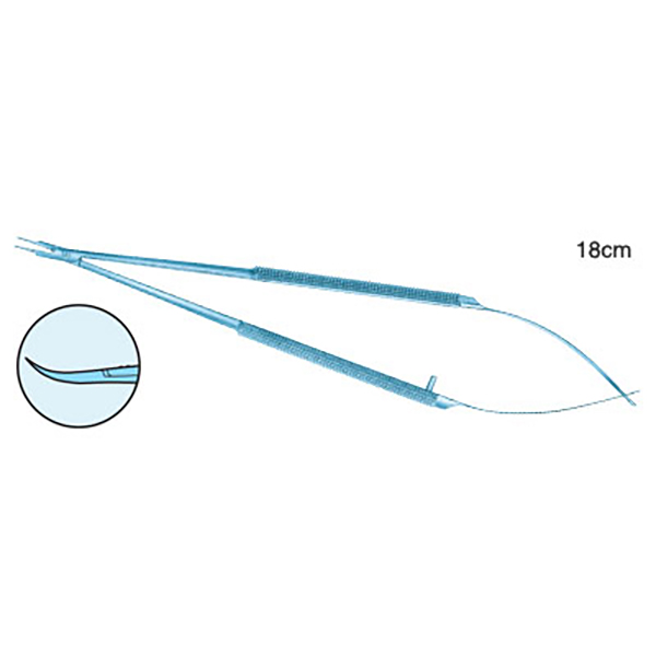 MicroLite Titanium Barraquer Needle Holder