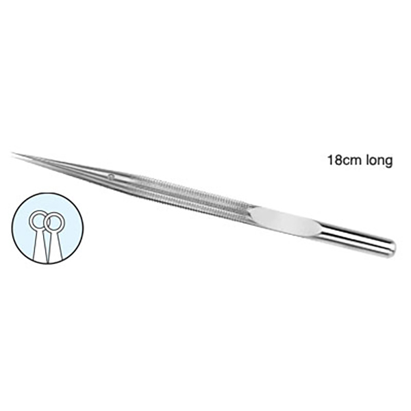 Satellight Counterbalanced Vickers Micro Ring Forceps